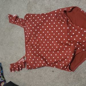 Size large one piece swimsuit NWOT